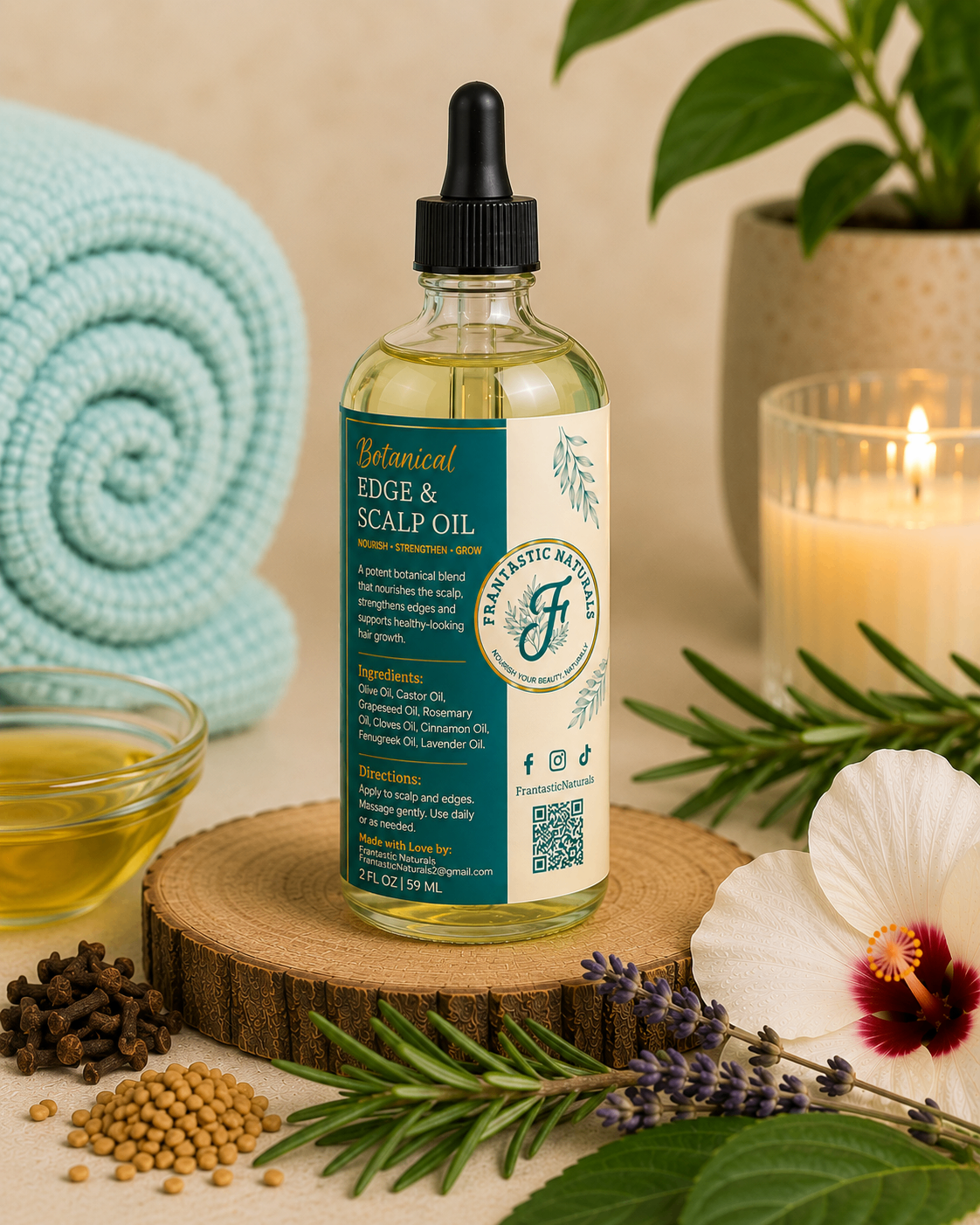 Botanical Edge & Scalp Oil